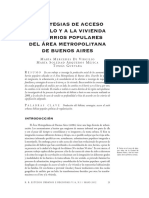 Di Virgilio - Estrategias de Acceso Al Suelo y La Vivienda