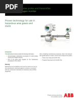 Combustion Oxygen Monitor: Endura AZ30 Series Probe and Transmitter