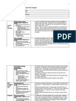 Observation Memoranda and Lesson Plan Template: Student Characteristics