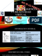 Folleto Creativocurso de Inteligencia y Creatividad Virtual