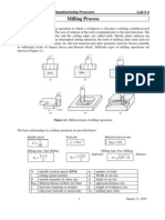 Milling Process: IE 337: Materials and Manufacturing Processes Lab # 4