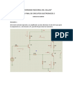 Examen Final de Circuitos Electronicos 2