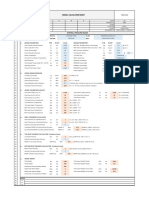 Vessel Calculation Sheet: Internal Pressure Design