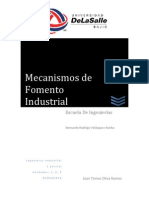 Mecanismos de Fomento Industrial