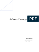 Software Prototyping: Olivete, Marion Sean Submitted To Mr. Wong October 1, 2010