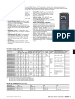 FR-A800-E Ratings 240V Class