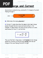 Charge and Current