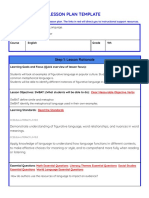 Simile and Metaphor Lesson Plan