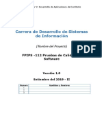 FPIPS-112 Pruebas de Calidad de Software