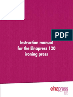 Instruction Manual For The Elnapress 120 Ironing Press