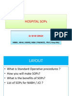 1.1 Hospital SOPs