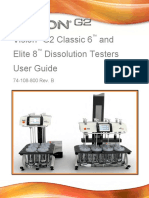 Vision G2 Classic 6 and Elite 8 Dissolution Testers User Guide