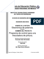 Informe Mezcladora