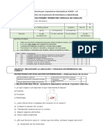 Evaluacion Ciencias Naturales 3°