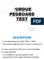 Purdue Peg Board Test