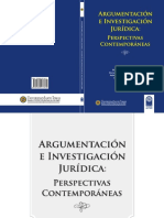 Argumentación e Investigación Jurídica - Perspectivas Contemporáneas