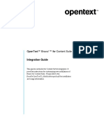 Opentext™ Brava! ™ For Content Suite: Integration Guide