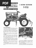 WheelHorse Cultivator 7-1722 - A-5153