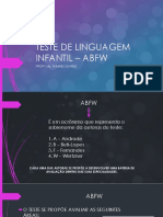 Teste de Linguagem Infantil - Abfw