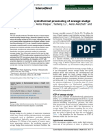 A Perspective On Hydrothermal Processing of Sewage Sludge: Sciencedirect