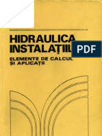 Hidraulica Instalatiilor - Elemente de Calcul Si Aplicatii