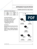 STPS3045CT/CG/CP/CPI/CW: Power Schottky Rectifier