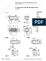 13 Dimension Sheets: Vertical Gear Units M5 Mounting Position