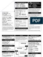 Pivot Cheat Sheet