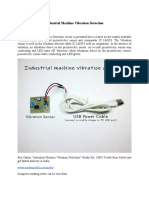 Industrial Machine Vibration Detection