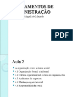 A Organização Como Um Sistema Social