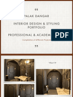 Palak Dangar Interior Design & Styling Portfolio Professional & Academic Work