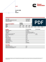 Model: Frequency: Fuel Type: C1000 D6B 60 Diesel: Generator Set Data Sheet