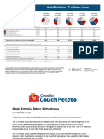 Model Portfolios: TD E-Series Funds: For Illustration Purposes Only