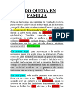 Todo Queda en Familia