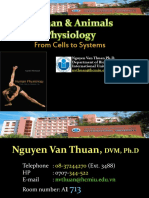 From Cells To Systems: Nguyen Van Thuan Ph.D. Department of Biotechnology International University