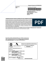 Comunicación de Tarjeta Acreditativa Del Número de Identificación Fiscal (Nif)