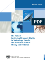 Role of Intellectual Property Rights in Technology Transfer and Economic Growth 0