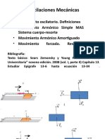 Oscilaciones Mecanicas