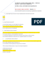 Evaluacion Movimientos Parabolicos Erika Mariana Arias Alfonso Undecimo Dos