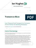 Low-Pressure Fluid Transport For Corrosive Environments - No Derating Necessary