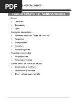 Curvas. Generalidades