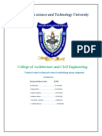 Addis Ababa Science and Technology University: College of Architecture and Civil Engineering