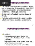 Marketing Environment