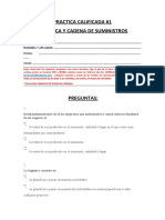 Practica Calificada 1 - Logistica y Cadena de Suministros