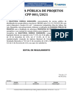 Edital Chamada Pública Equatorial Maranhão CPP 001 - 2021