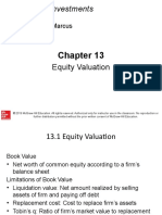 Essentials of Investments: Equity Valuation