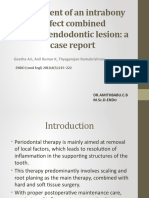 Treatment of An Intrabony Defect Combined