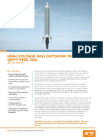 High Voltage (HV) Outdoor Termination OHVT-145C (3A) : UP TO 145 KV