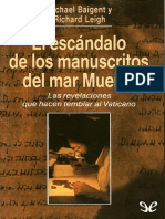 El Escandalo de Los Manuscritos Del Mar Muerto