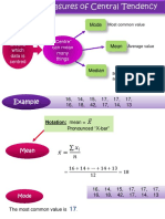 Sec 2.4 - Measures of Central Location